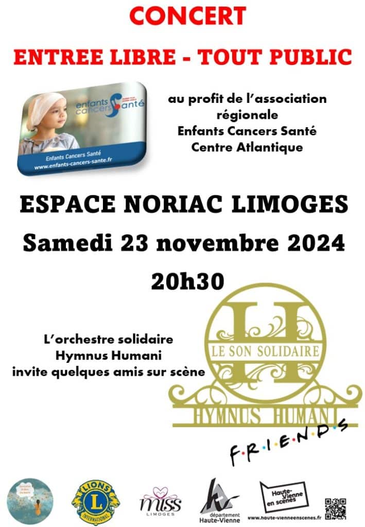 concert samedi 23 novembre a l Espace J. Noriac Limoges scaled